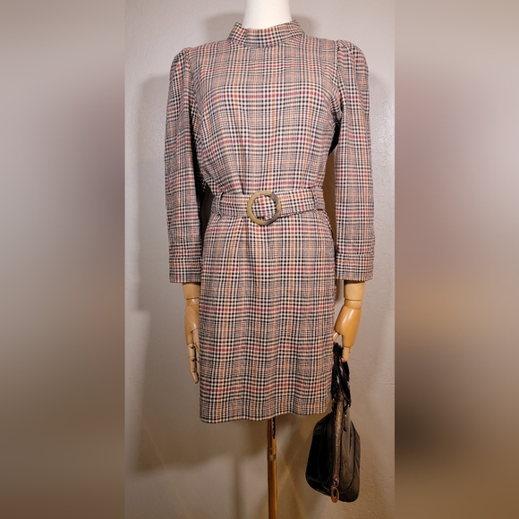 Zara Dresses & Skirts - ZARA - TRF Collection Plaid Mini Dress,  size L